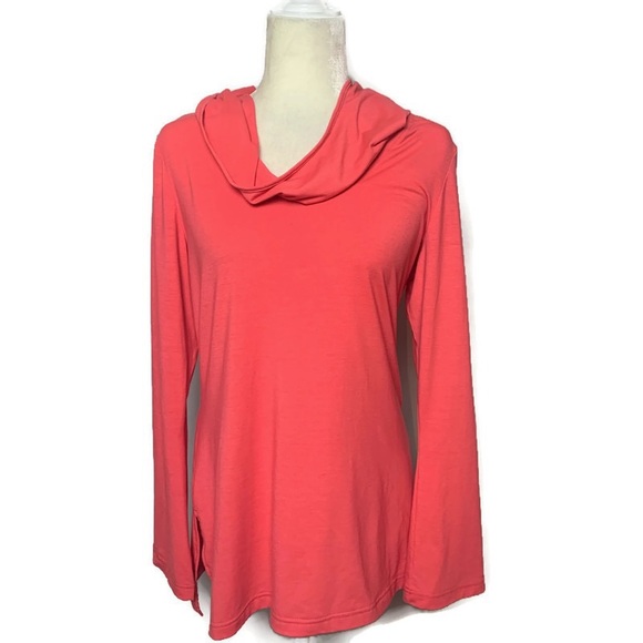 COLUMBIA | pink long sleeve top with cowl neck - Picture 3 of 7